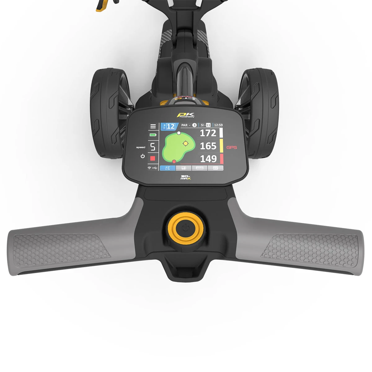 Powakaddy CT8 GPS 18 Hole Lith 18 HOLE GUNMETAL CARBON TRIM 7 Powakaddy CT8 GPS 18 Hole Lith 18 HOLE GUNMETAL CARBON TRIM - Image 5